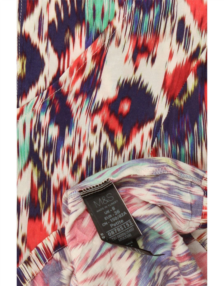 MARKS & SPENCER Womens Sheath Dress UK 8 Small  Multicoloured Ikat Vintage Marks & Spencer and Second-Hand Marks & Spencer from Messina Hembry 
