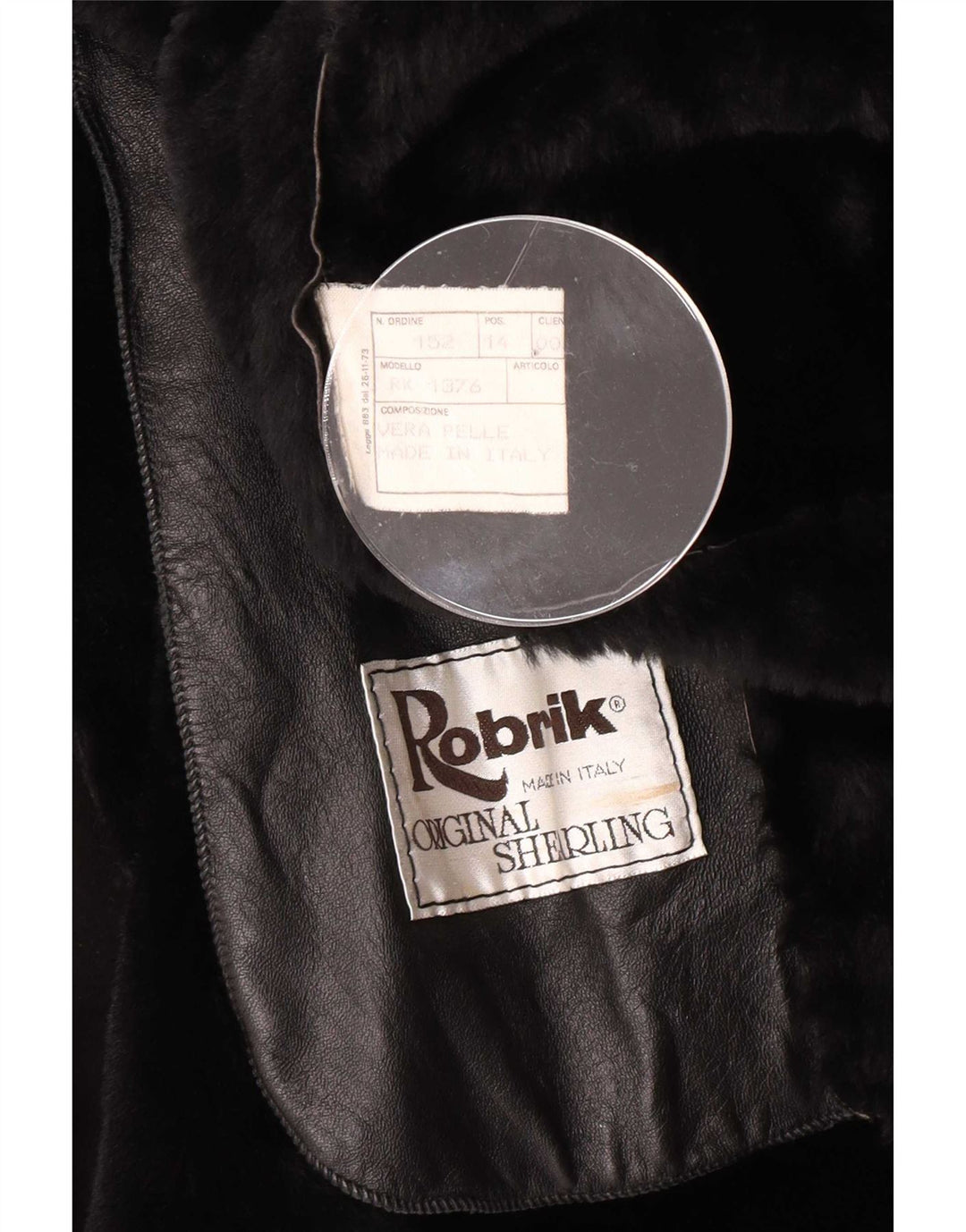 Robrik Dame Shearling Cape Coat IT 44 Medium Brun