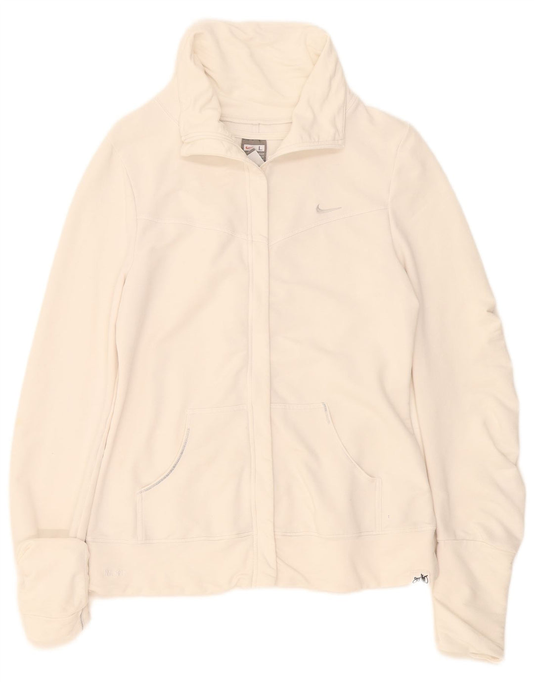 Nike træningsdragt topjakke til kvinder UK 14/16 Large White