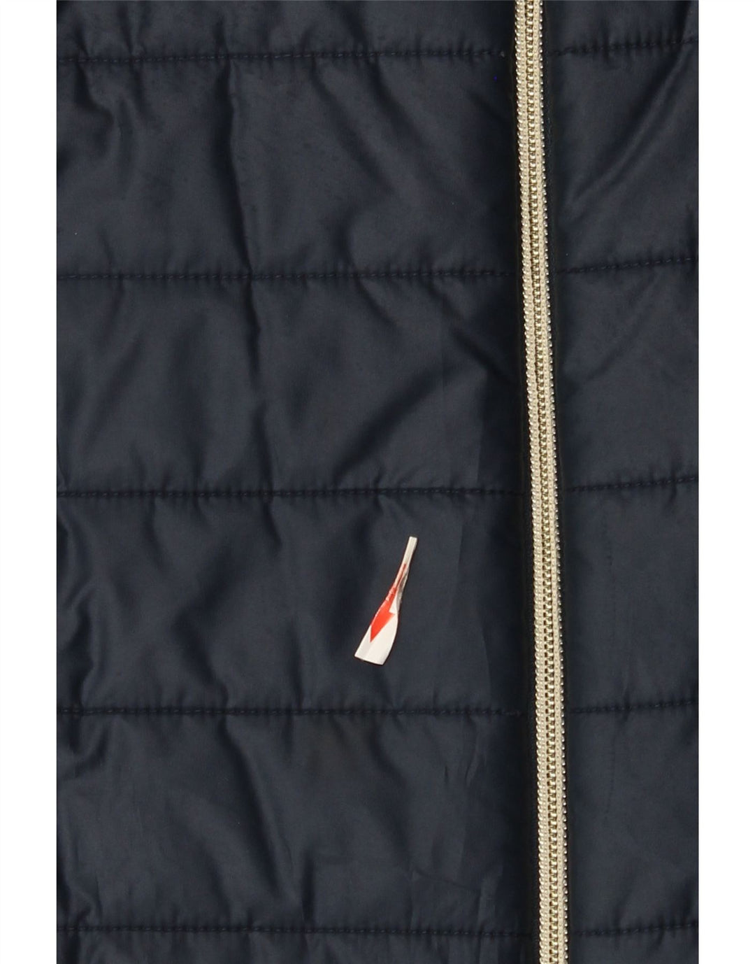 Enrico Coveri 3/4-ærmet polstret jakke til kvinder IT 48 XL marineblå polyester