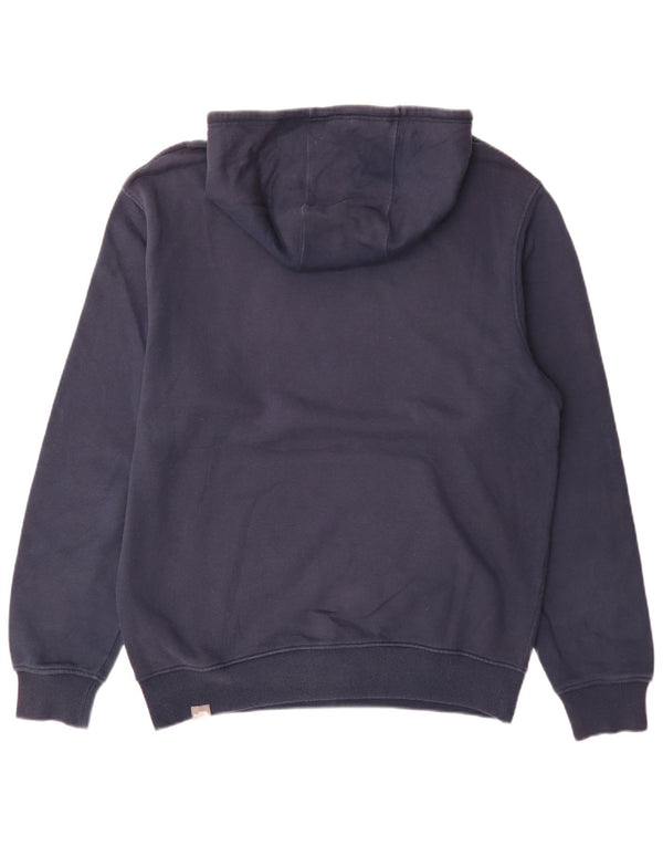 The North Face Herre Grafisk Hoodie Jumper Large Navy Blue Bomuld Sports