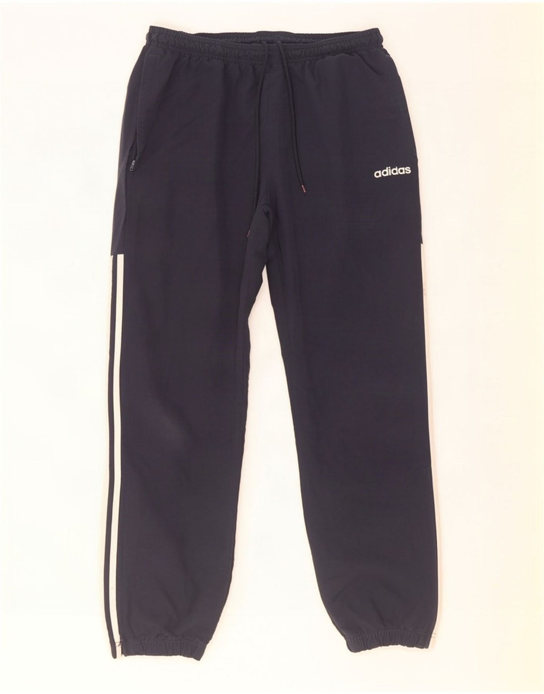 Adidas Herre træningsdragt Bukser Joggers Large Navy Blue Polyester