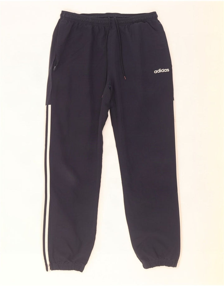 Adidas Herre træningsdragt Bukser Joggers Large Navy Blue Polyester
