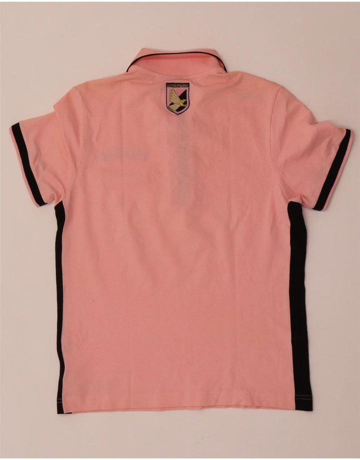 Lotto Herre grafisk poloshirt Medium Pink Colourblock Bomuld