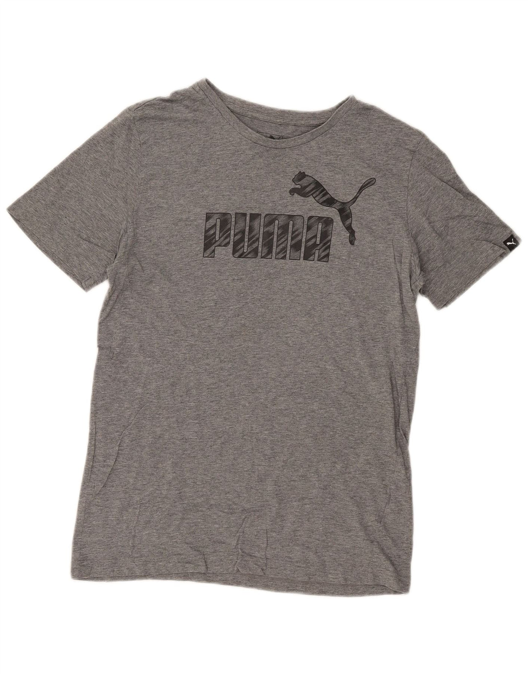 Puma Herre Grafisk T-Shirt Top Lille Grå