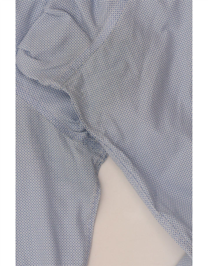 Tommy Hilfiger Herre Regular Fit skjorte Medium Blue Spotted Bomuld