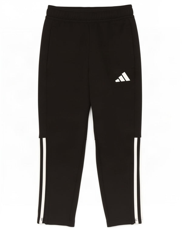 Adidas Boys Aeroready Tracksuit Bukser 7-8 år Sort Polyester