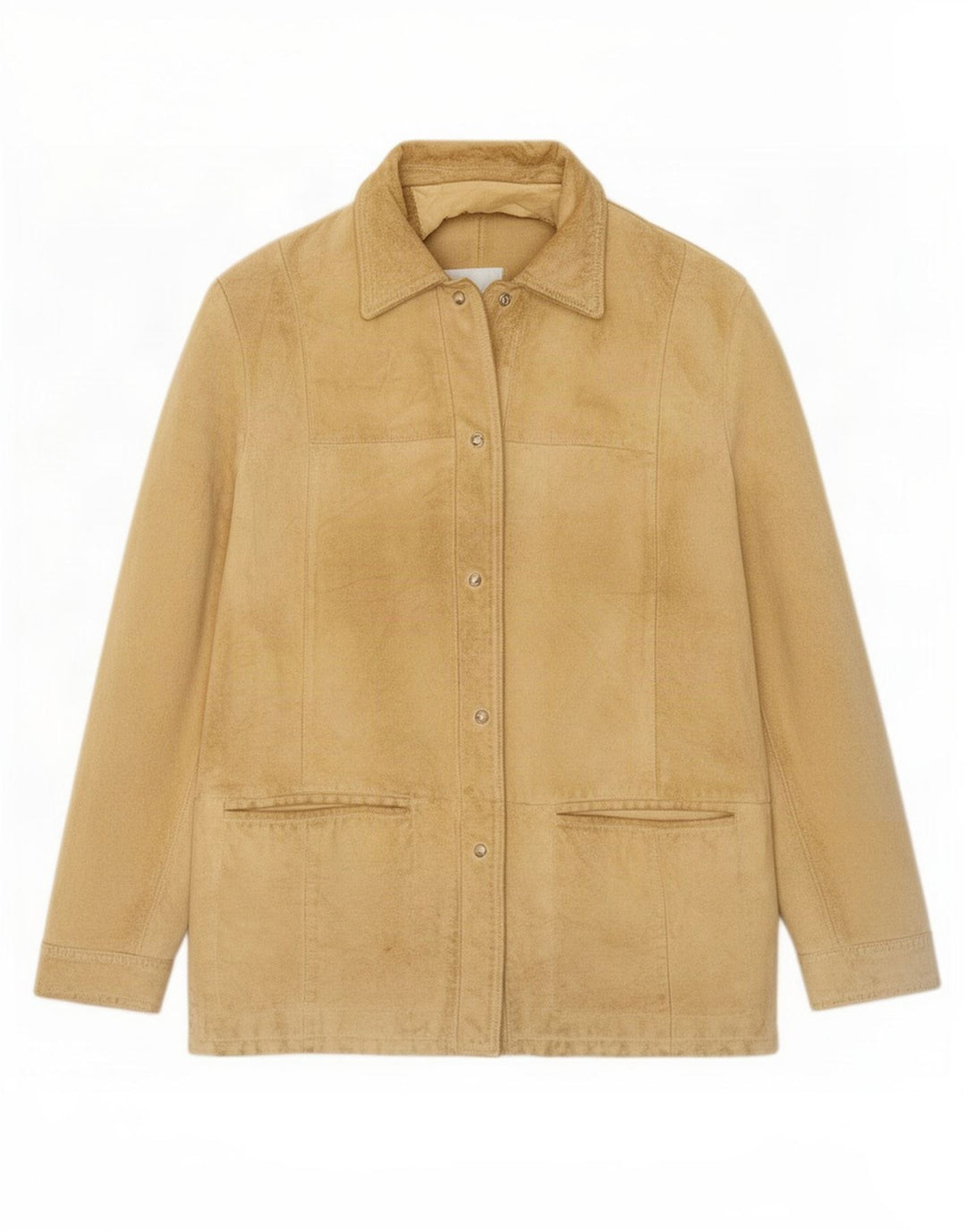 Martin Eden Dame Ruskindsjakke IT 42 Medium Beige Læder