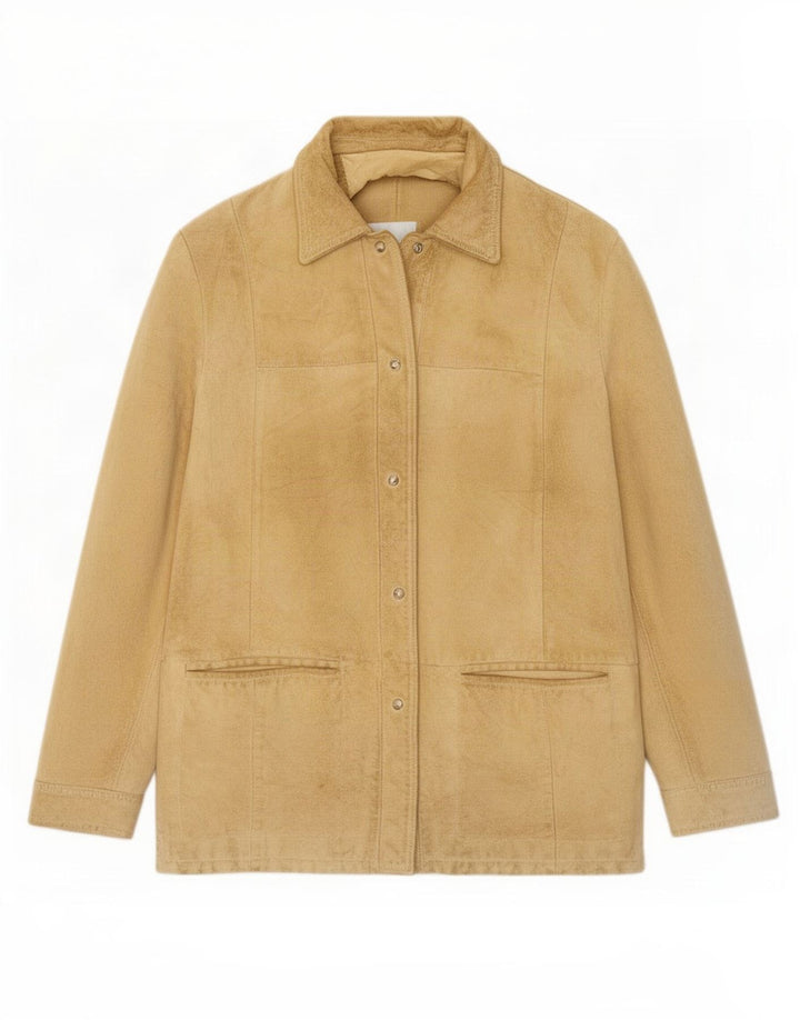 Martin Eden Dame Ruskindsjakke IT 42 Medium Beige Læder