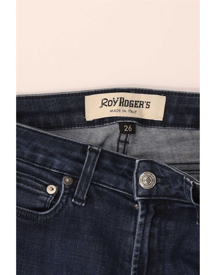 Roy Rogers Dame Skinny Jeans W26 L26 Marineblå