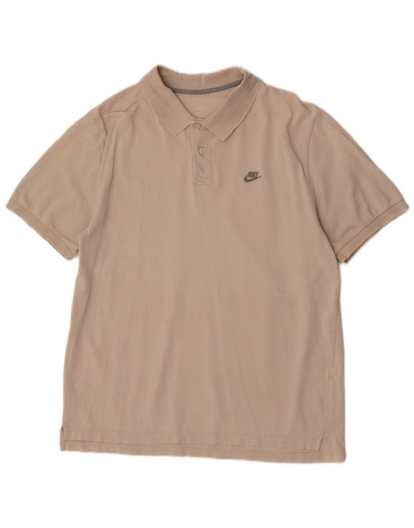 Nike Polo Shirt til mænd Large Beige
