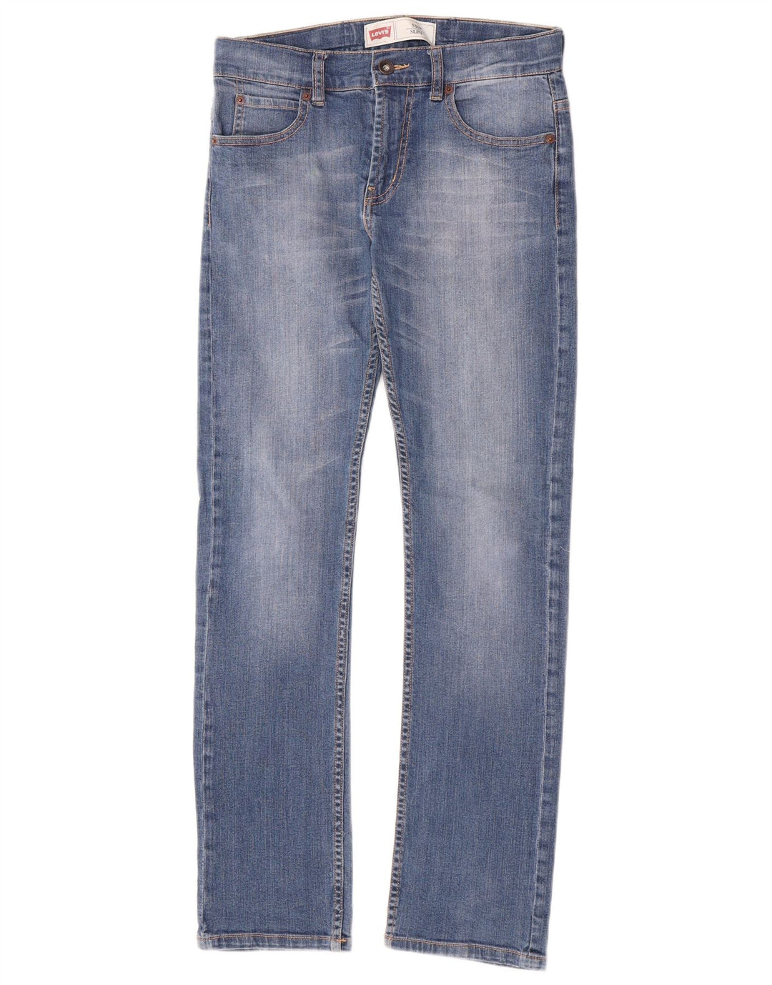 Levi's Boys 511 Slim Jeans 13-14 år W28 L30 Blå Bomuld