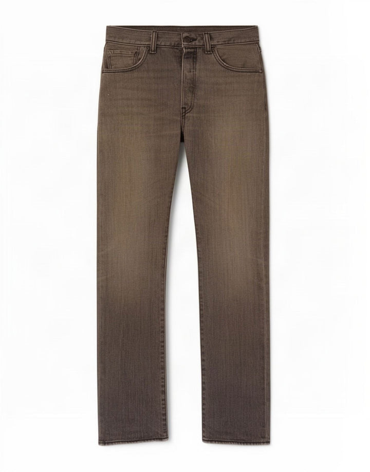 Levi's Dame 501 Straight Jeans W30 L32 Grå Bomuld