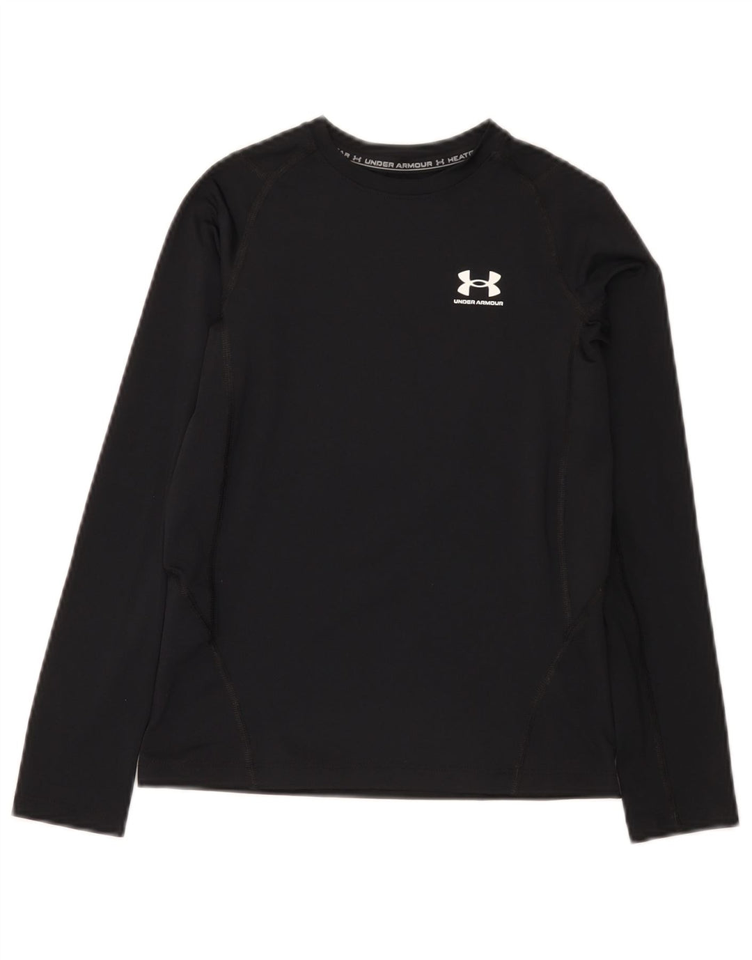 Under Armour Boys Heat Gear Top Langærmet 9-10 år Medium Sort