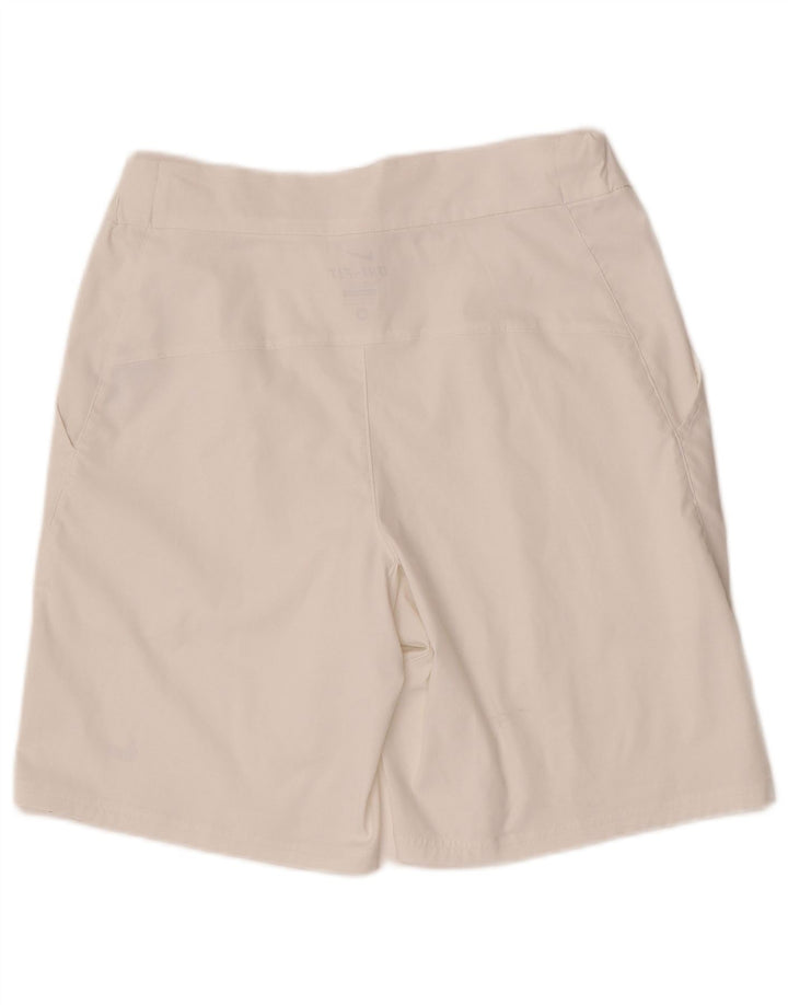 Nike Herre Dri Fit Chino Shorts Medium W30 Hvid Polyester