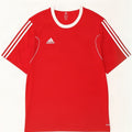 Adidas Herre Climalite T-Shirt Top 2XL Rød Polyester