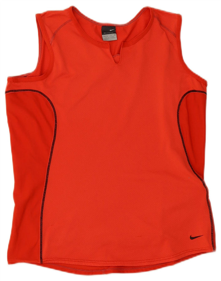 Nike Dame Vest Top US 8/10 Medium Rød