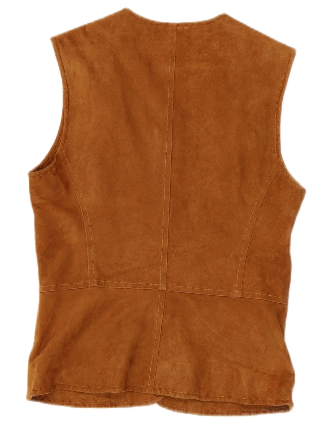 Conbipel Dame ruskindsvest IT 42 Medium Brun Læder