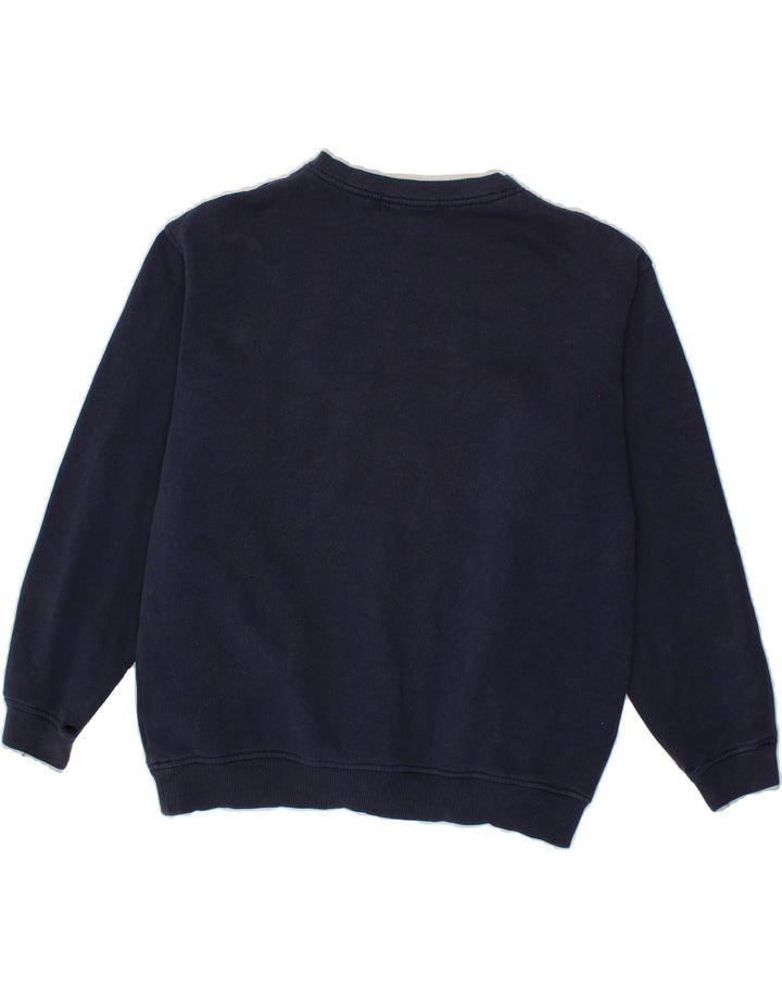 FILA Boys Sweatshirt Jumper 15-16 Years XL Navy Blue Vintage Fila and Second-Hand Fila from Messina Hembry 