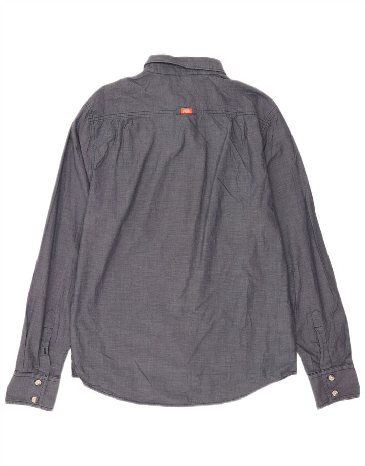 Superdry herreskjorte stor grå bomuld