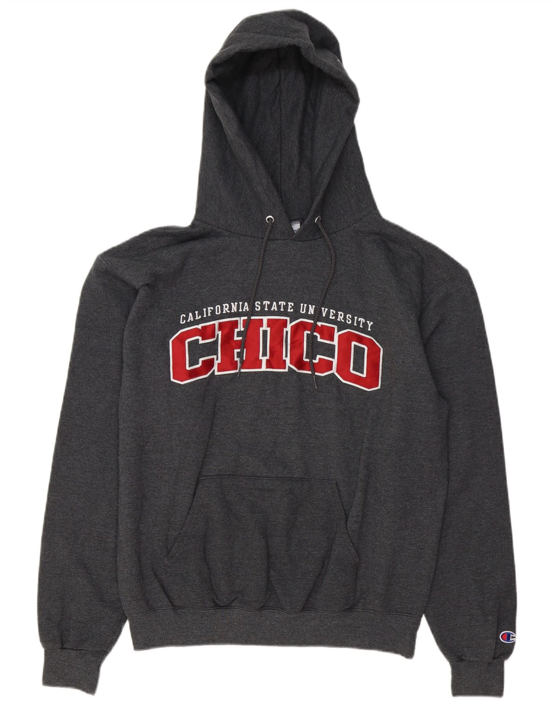 Champion Herre Chico University Graphic Hoodie Jumper Medium Grey Bomuld