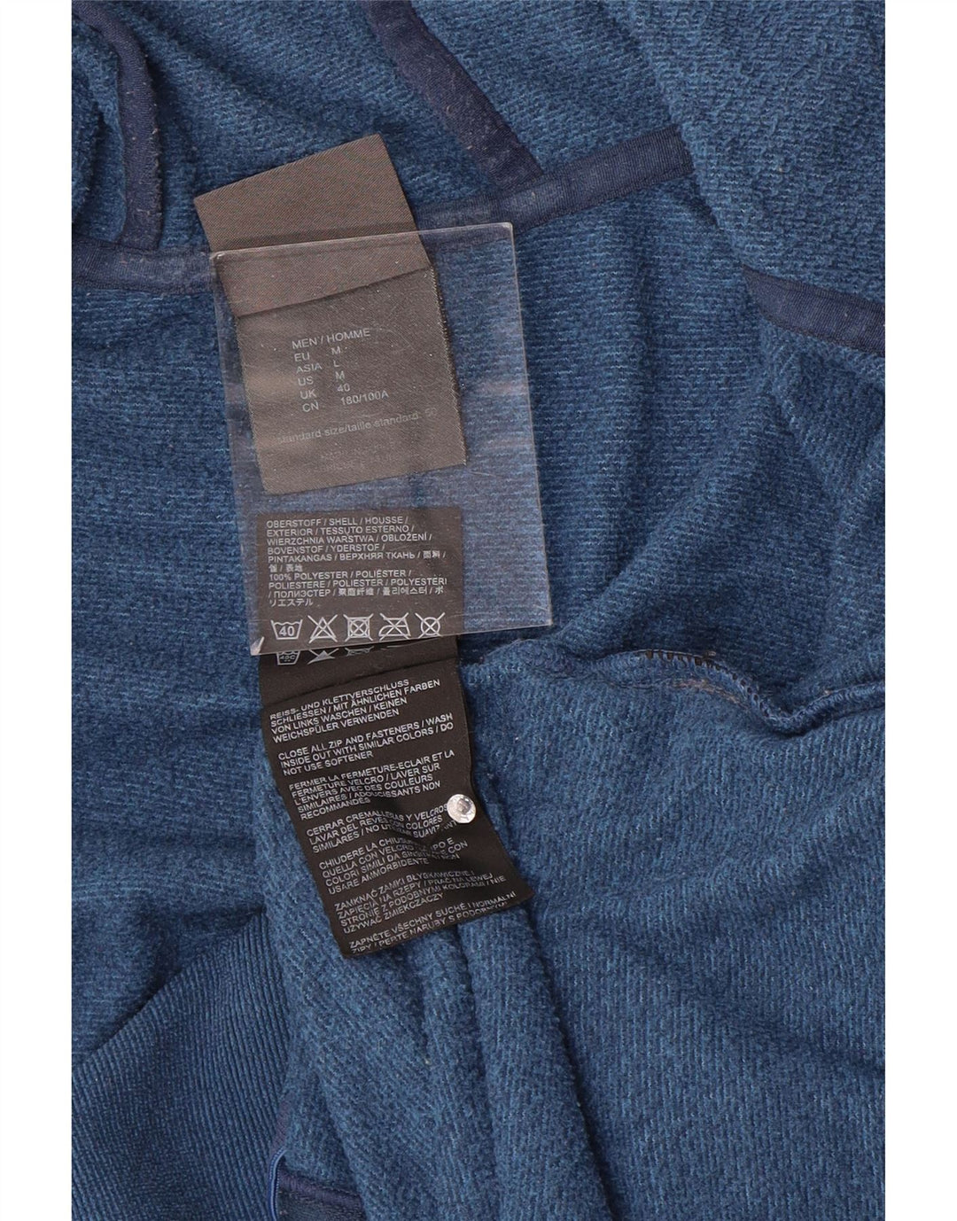 Jack Wolfskin Herre hættetræningsdragt Topjakke UK 40 Medium Navy Blue
