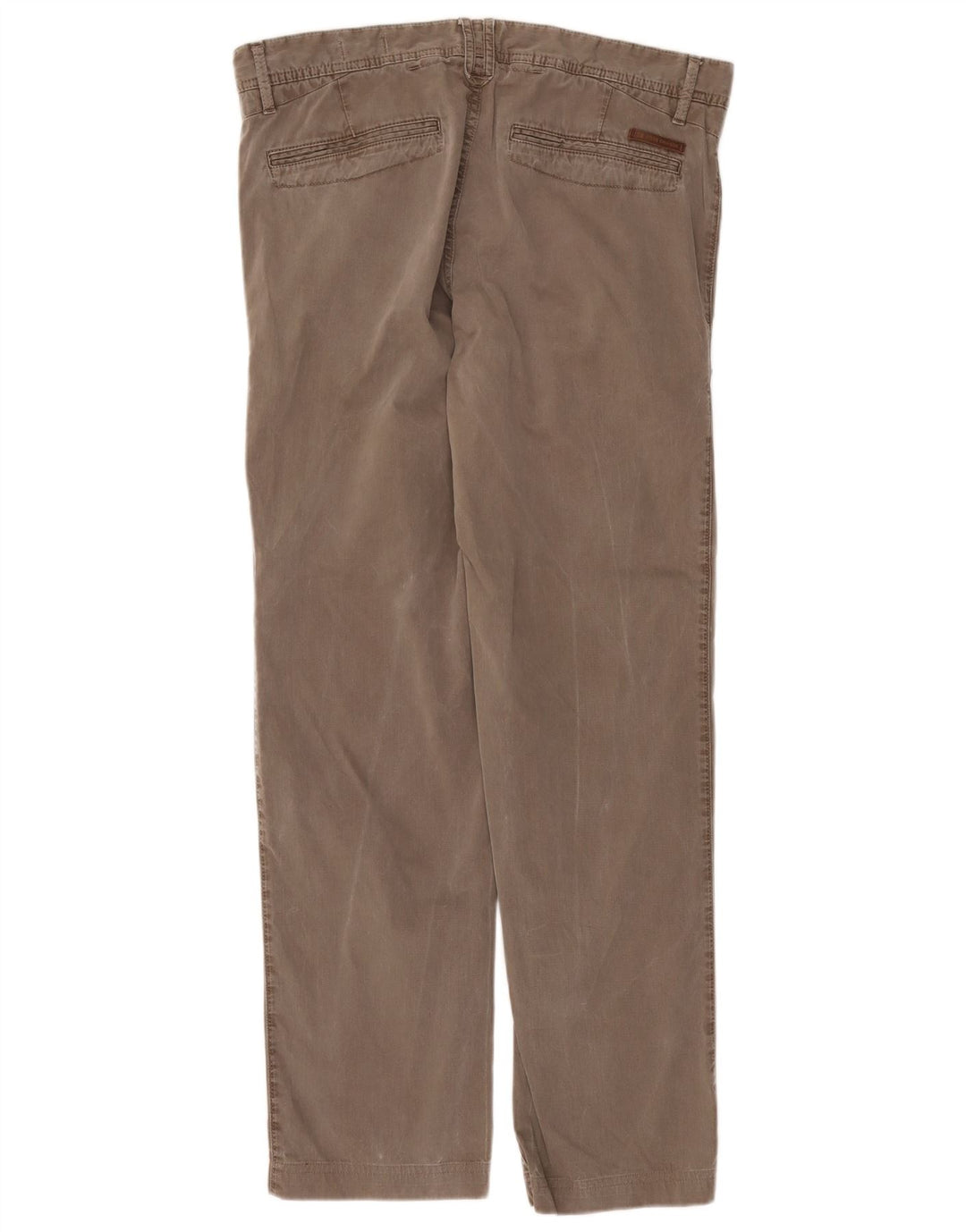 HUGO BOSS Distressed Chino-bukser til mænd IT 48 Medium W32 L31 Brun