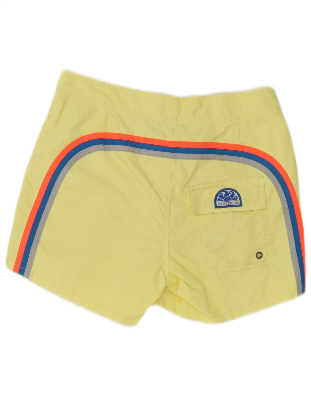 Sundek Herre badeshorts Små Gul Nylon