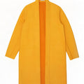 Zara Womens Open Overcoat UK 18 XL Gul Polyester