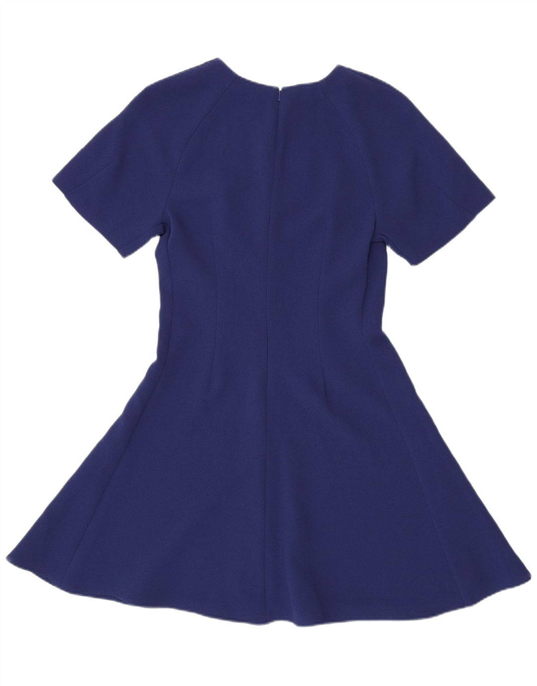 WHISTLES Dame A-Line Kjole UK 12 Medium Navy Blue Polyester