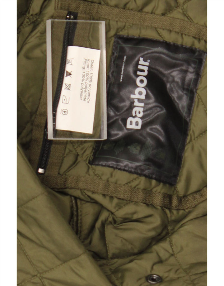 Barbour Herre quiltet jakke UK 42 XL Grøn polyester