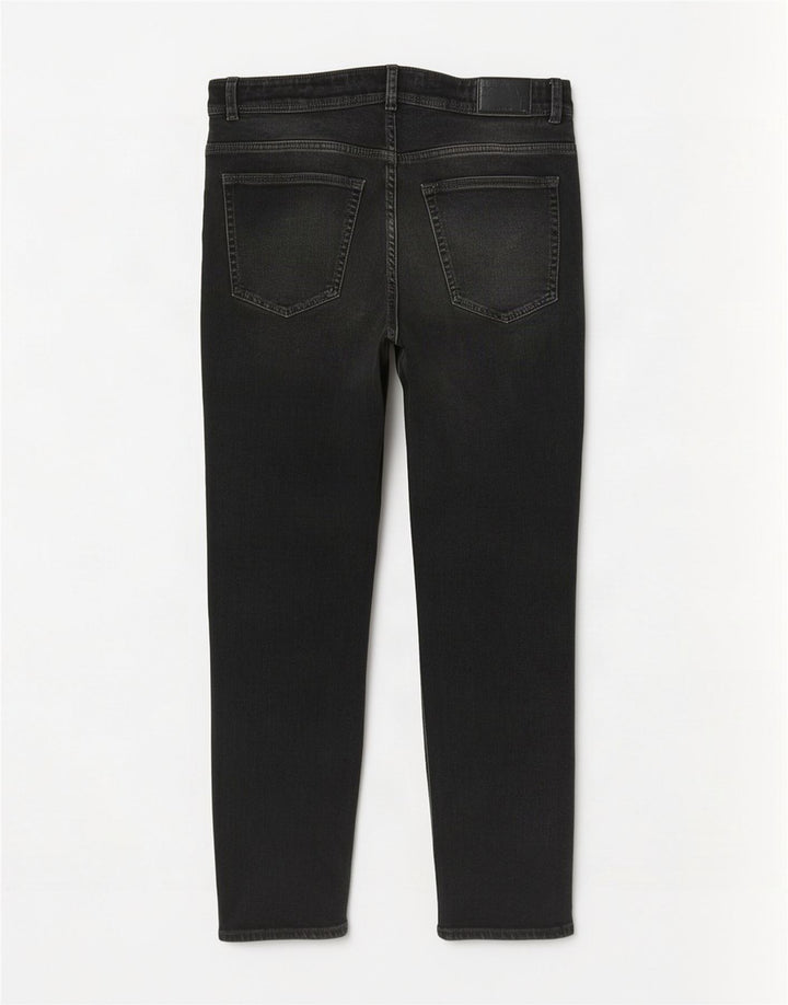 Marks & Spencer Dame Slim Jeans UK 12 Medium W28 L28 Grå Bomuld