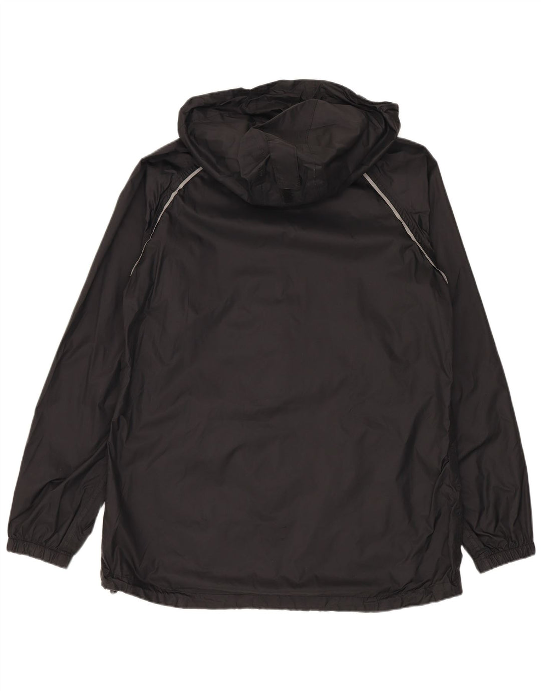Mountain Warehouse Dame Regnjakke med hætte UK 12 Medium Sort Nylon