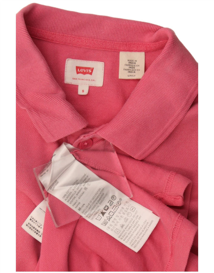 Levi's herre poloshirt lille pink bomuld
