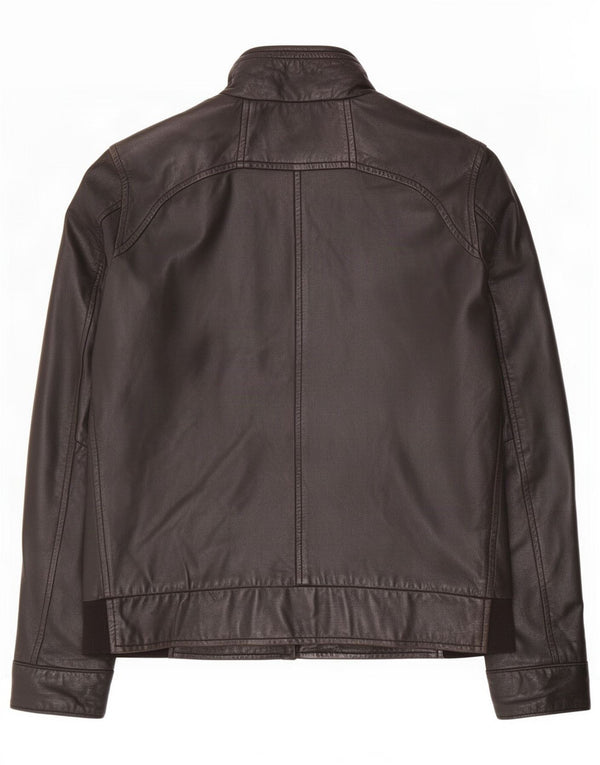 Conbipel Womens Bomber Læderjakke IT 46 Large Black