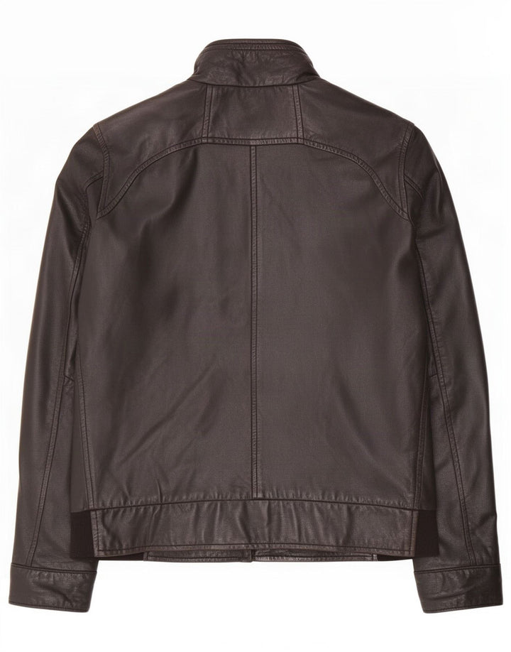 Conbipel Womens Bomber Læderjakke IT 46 Large Black