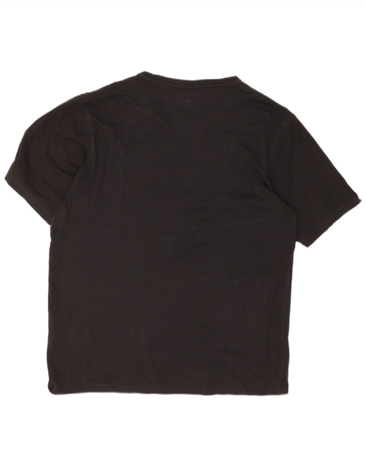 Dkny Herre Grafisk T-Shirt Top Medium Sort Bomuld