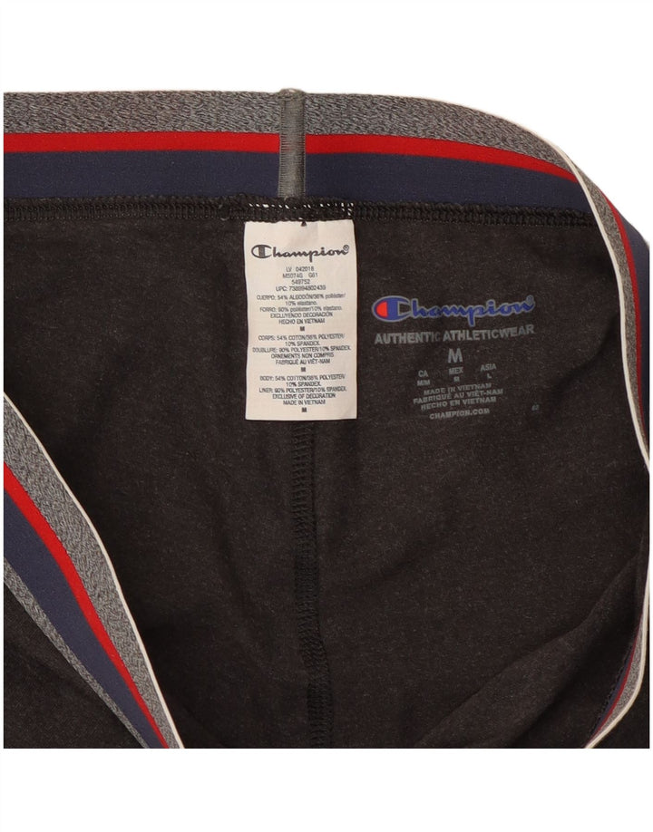 Champion Kvinder Grafisk Capri Leggings UK 12 Medium Brun Bomuld