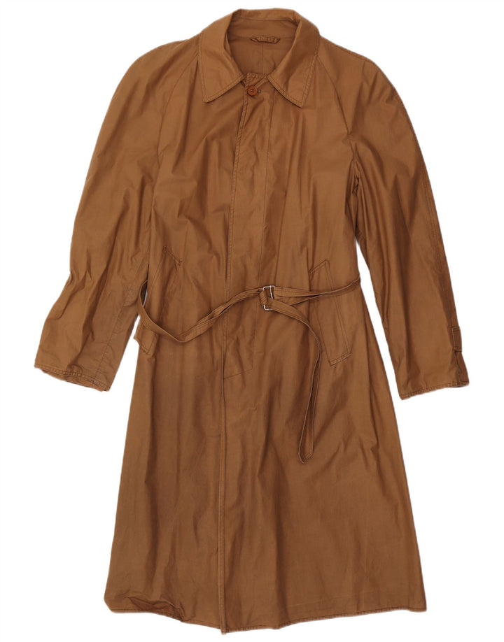 Mafbo Trench Coat til mænd IT 46 Lille brun bomuld