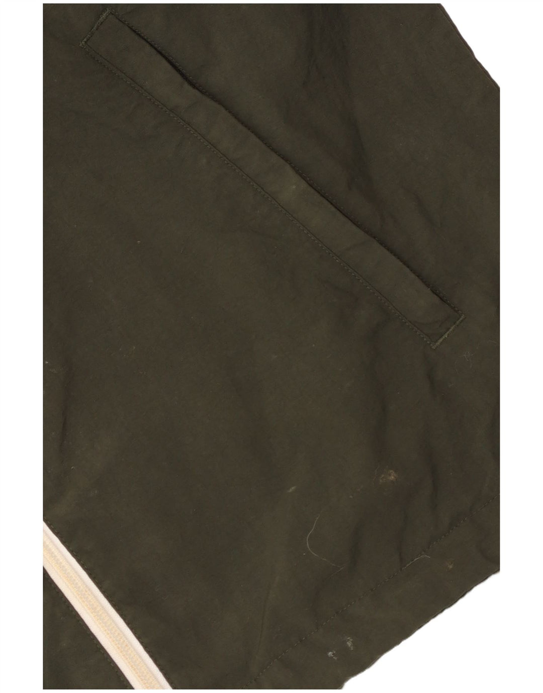 Adidas Regnjakke med hætte til mænd UK 36 Small Khaki Camouflage Polyester