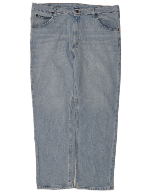 Wrangler Straight Jeans til mænd W38 L30 blå bomuld