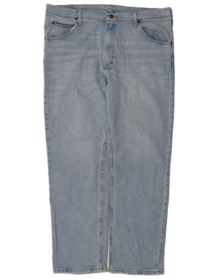 Wrangler Straight Jeans til mænd W38 L30 blå bomuld