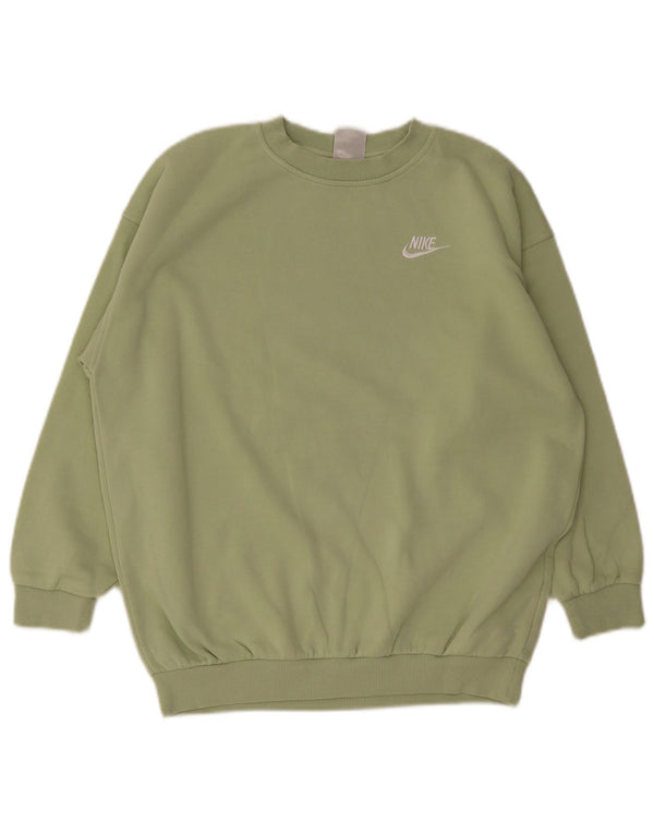 Nike Girl Sweatshirt Jumper 12-13 år Stor grøn bomuld