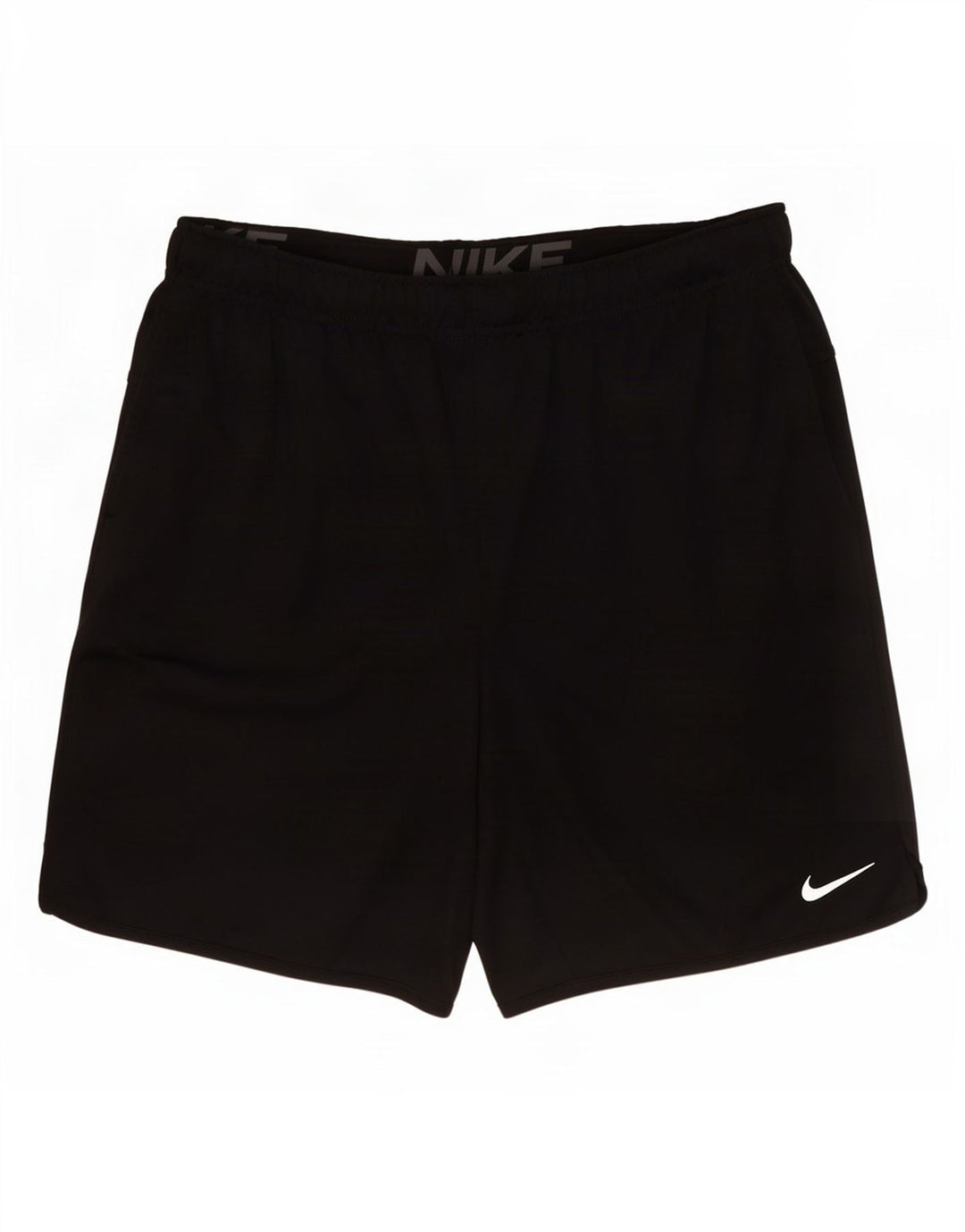 Nike Herre Dri Fit sportsshorts, store sorte polyester