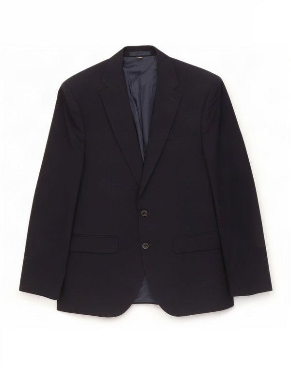 Marks & Spencer Herre 2-knaps blazerjakke UK 38 Medium Navy Blue