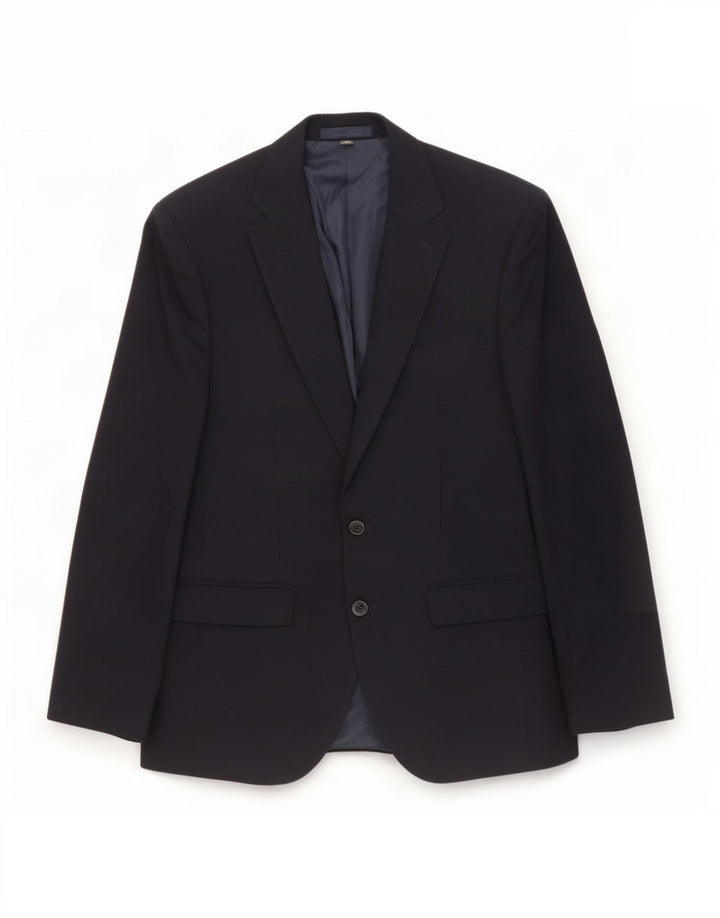 Marks & Spencer Herre 2-knaps blazerjakke UK 38 Medium Navy Blue