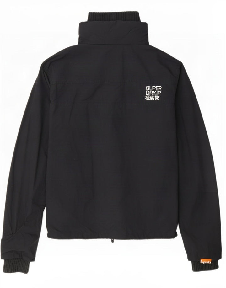 Superdry Regnjakke til kvinder UK 14 Medium Sort