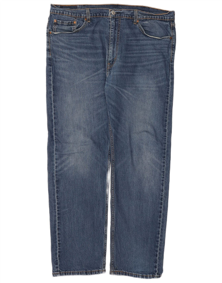 Levi's Herre 505 Straight Jeans W40 L32 Blå Bomuld
