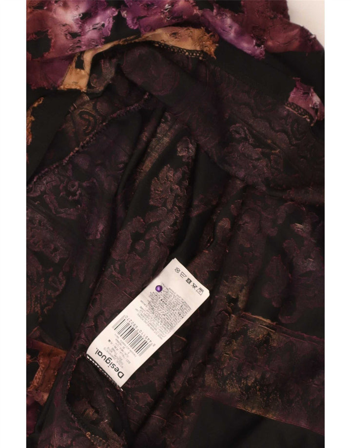 Desigual ærmeløs maxikjole til kvinder UK 8 Lille flerfarvet patchwork