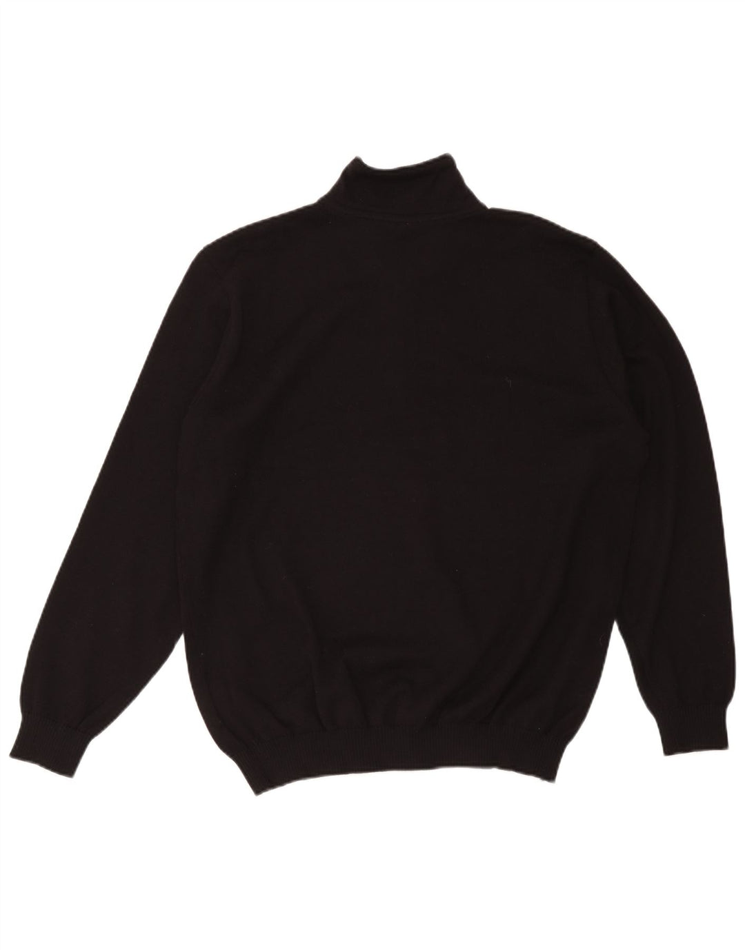 Paul & Shark Herre Zip Neck Jumper Sweater XL Sort Virgin Wool